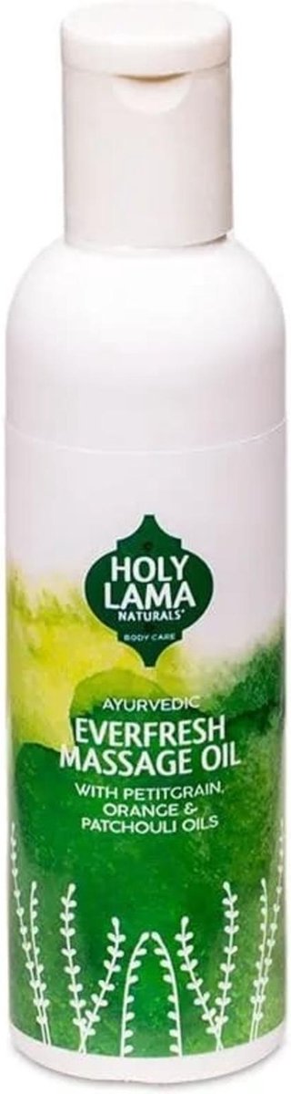 Goedkoopste Holy Lama Naturals Ayurvedische massage olie 'Everfresh' - 100 ml - L