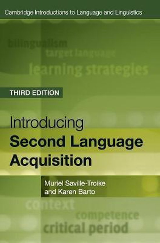 Introducing Second Language Acquisition - cover