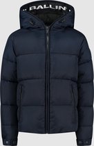 Ballin Amsterdam -  Jongens Regular Fit Puffer  Jas  - Blauw - Maat 140