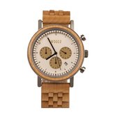 Geschenkset houten horloge en armband Olivia