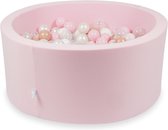 Ballenbak moje. roze- transparent, wit, pearl, licht pink, goud pink 200 ballen