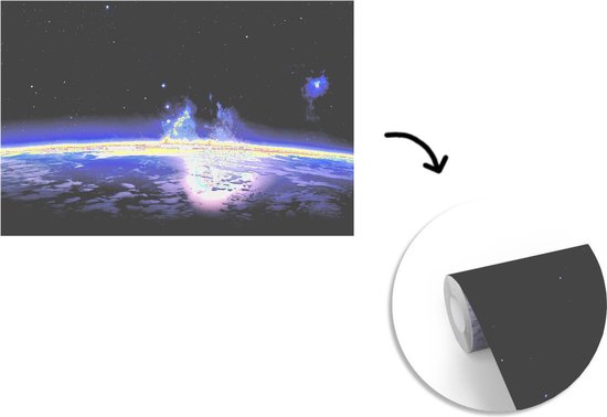 Papier peint - Papiers Papier peint photo Espace - Terre - Lumière - Largeur 360 cm x Hauteur 240 cm