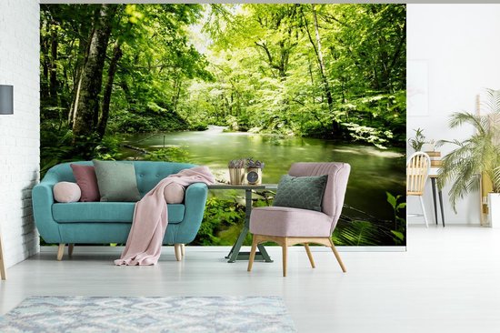 Papier peint - Papier peint photo Forêt - Arbre - Water - Largeur 390 cm x hauteur 260 cm