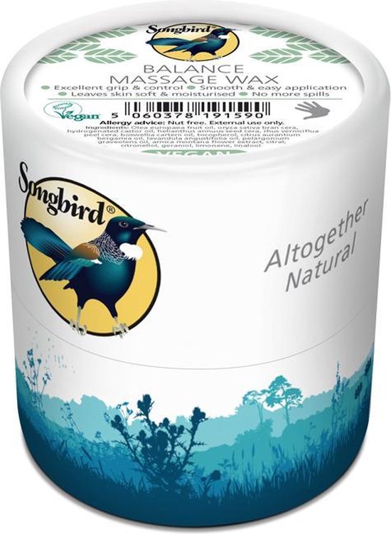 Songbird Vegan Balance Massage Wax 100 gram