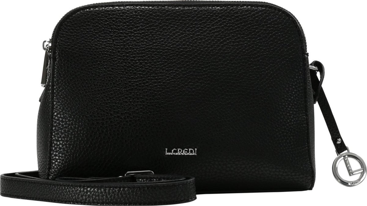 L.CREDI Schoudertas Franka Crossbody Bag Black Zwart