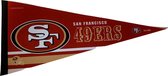 USArticlesEU - San Francisco 49ers - Californie - NFL - Vaantje - American Football - Sportvaantje - Pennant - Wimpel - Vlag - Rood/Goud/Wit - 31 x 72 cm