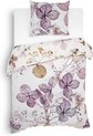 Heckett & Lane Brigitte Dekbedovertrek - Eenpersoons - 140x200/220 cm - Floral Pink