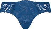 Hunkemöller Lingerie Dames String Shiloh  - Blauw - maat L