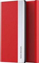 Luxe Platingrand Flip Case met Magneetsluiting voor Samsung Galaxy A32 (4G) - Rood