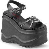 Demonia Sleehakken -41 Shoes- WAVE-09 US 11 Zwart