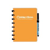 Correctbook Original Peachy Orange-Gelinieerd - Uitwisbaar / Whiteboard Notitieboek