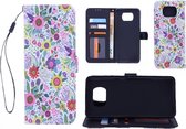 Nokia X10 / X20 Bookcase hoesje met print - Flowers