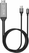 WAEYZ - Geschikt voor Apple Lightning Naar HDMI Kabel | 2 meter HDTV Kabel | 1080p Resolution Full HD - You tube compatible
