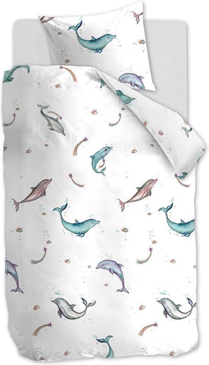 Beddinghouse Kids Magical Dolphins dekbedovertrek - Eenpersoons - 140x200/220 - Multi
