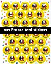 Franse Taal Stickers - 108 grote stickers met de tekst Fantastique! Voor thuis of voor op school bij Franse les - Franse Beloningsstickers - Schoolstickers Franstalig - Beloningsti