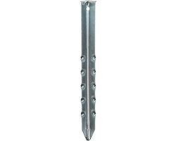 ProPlus Geribbelde stalen tentharing - 30 cm - ideaal voor zachte bodems van ProPlus — afbeelding 2