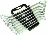 Benson 8-delige ringsleutelset - 6 tot 22 mm - Chroom-vanadiumstaal - 12-hoekige bekken