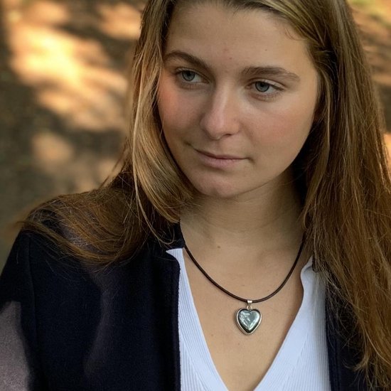 Collier en cuir 46cm