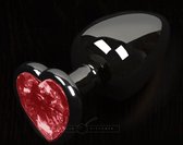 Dolce piccante - Jewellery Graphite Hearth S - Anal Toys Buttplugs Rood