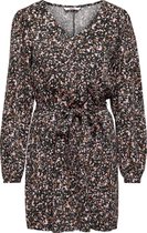 ONLY ONLALMA LIFE POLY L/S ALLY DRESS AOP WVN Dames Jurk  - Maat XS