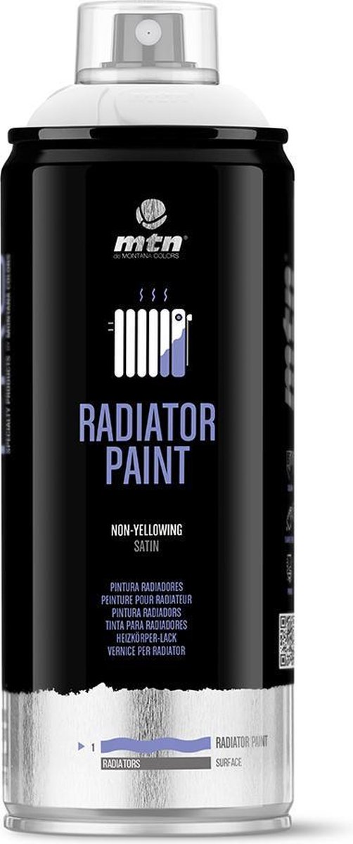 MTN PRO Radiator Spray Paint - Metaalverf voor verwarming - Wit