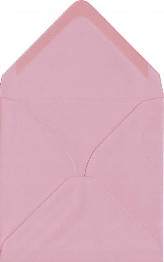 Cards & Crafts 50 Luxe vierkante enveloppen - Babyroze - 14x14 cm - 110 grams - vierkant 140x140mm