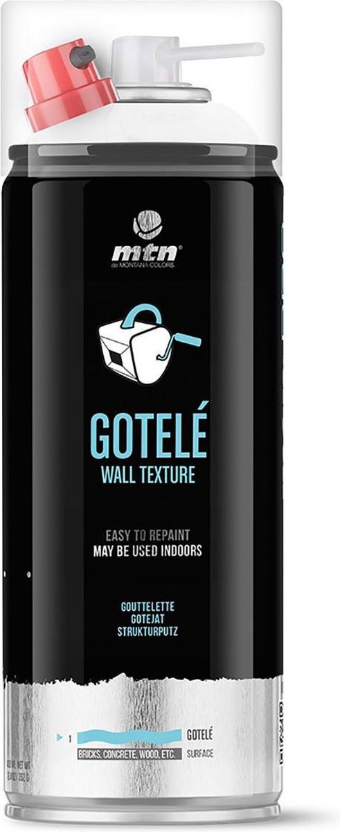 MTN PRO Gotelé Wall Textuur Spray - Muurverf spray paint