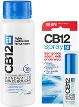 CB12 Original Mondwater + CB12 Mondspray Pakket