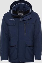 Outdoor Jacket With Taped Seams Indigo Blue Regular Fit