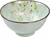 TOKYO DESIGN STUDIO - GREEN COSMOS BOWL 16X8CM 600ML Q56/GC PORSELEIN