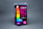Andrew Christian - Trophy Boy Rainbow Dildo - 23 cm - Dildo met zuignap - Diameter 4cm