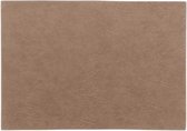 Unique Living | Placemat Ava | Rechthoekig | Polyester | Taupe | 30x43cm