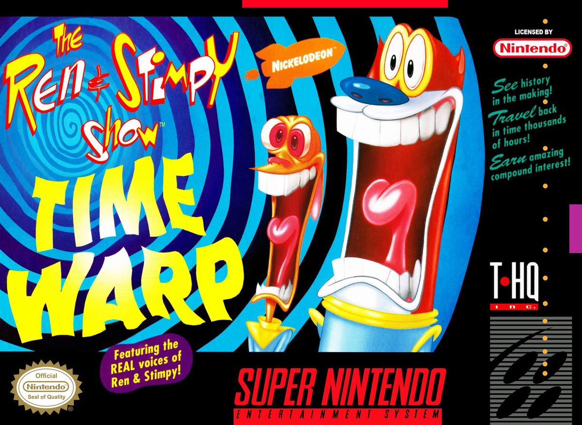 Super Nintendo / SNes - The Ren & Stimpy Show - Time Warp - EUR
