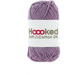 Hoooked Soft Cotton DK – Kleur Granada Lavender (paars)  - 100% gerecycled