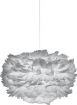 Umage EOS hanglamp lichtgrijs- Mini Ø 35 cm + Koordset wit
