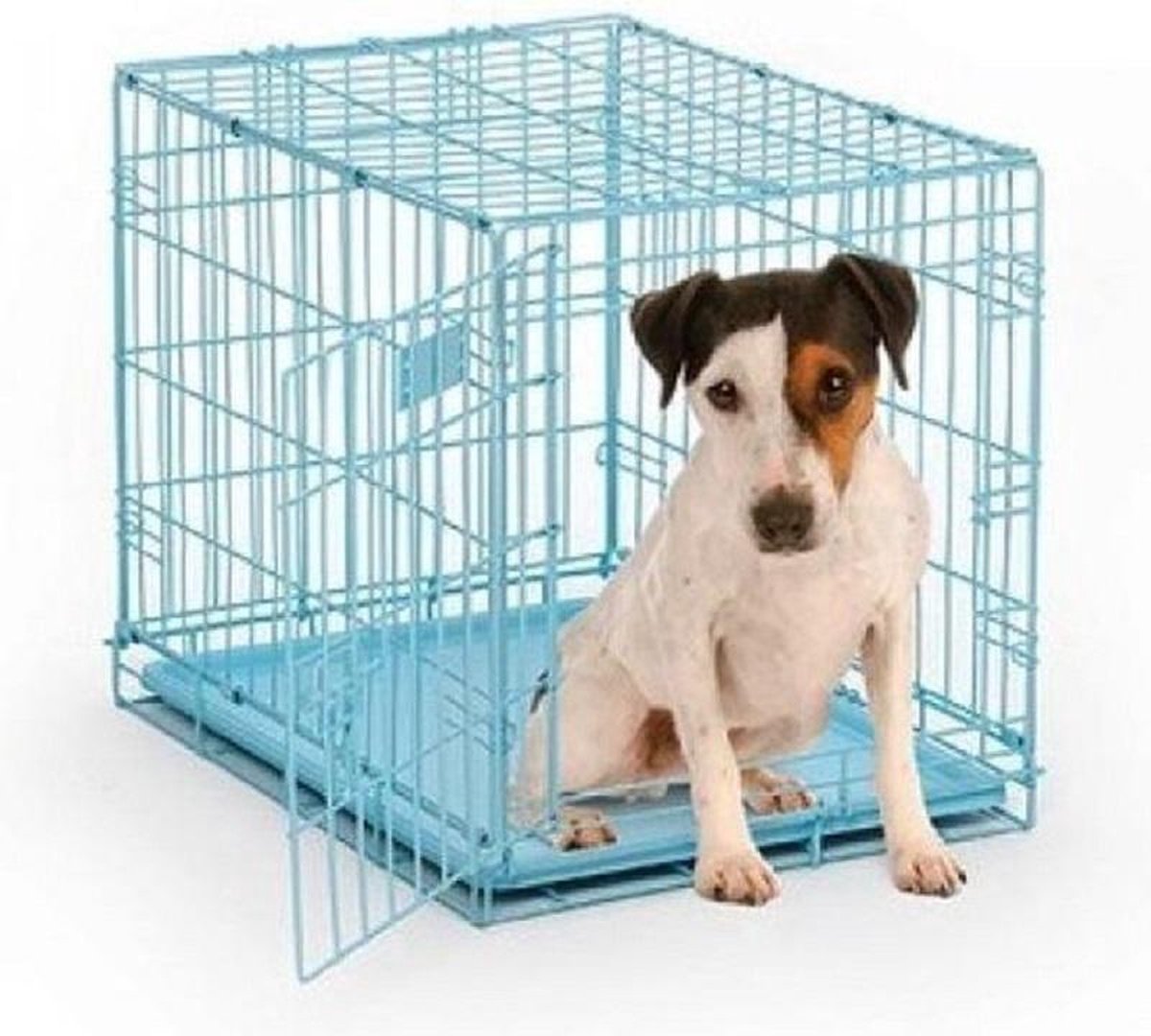 Hondenbench.draadkooi.kamerkennel blauw 61 x 42 x 49 cm