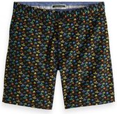 Chino Short Print Hoeden Zwart (148905 - 0218)