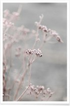 JUNIQE - Poster Frosty Morning 3 -20x30 /Grijs & Roze