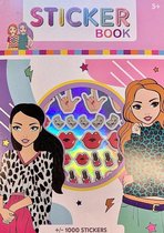 StickerBoek - Meiden - Fashion - Glitter - MakeUp - Girl Power  10 pagina's in kleur met 1000 stickers