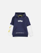 Pokémon - Double Sleeve Kinder hoodie/trui - Kids 134 - Blauw