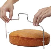 Scie à gâteau réglable - 8 Hauteurs - 28 cm - Gâteau - Pâtisserie