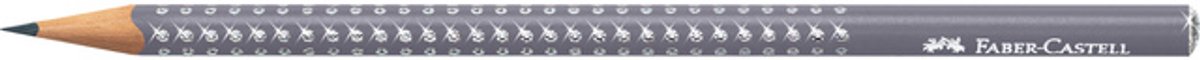 Faber-Castell grafietpotlood - Grip sparkle - dapple gray - FC-118235