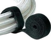 25mtr-Velcro-20mm zwart -Back to back klittenband-Kabelbinder-Klittenband-Tyraps.