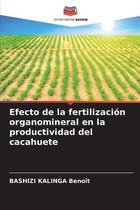 Efecto de la fertilización organomineral en la productividad del cacahuete