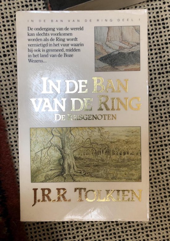 Omslag van In de ban van de Ring, deel 1: De Reisgenoten door J.R.R. Tolkien