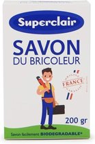 Soda Bicarbonaat ZEEP 200G NATRIUM | Superclair BRICOLEUR | Multifunktionale schoonmaakzeep tegen vlekken