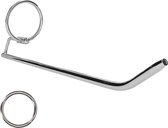 Shots - Ouch! RVS Dilator met Eikelring - 8 mm silver