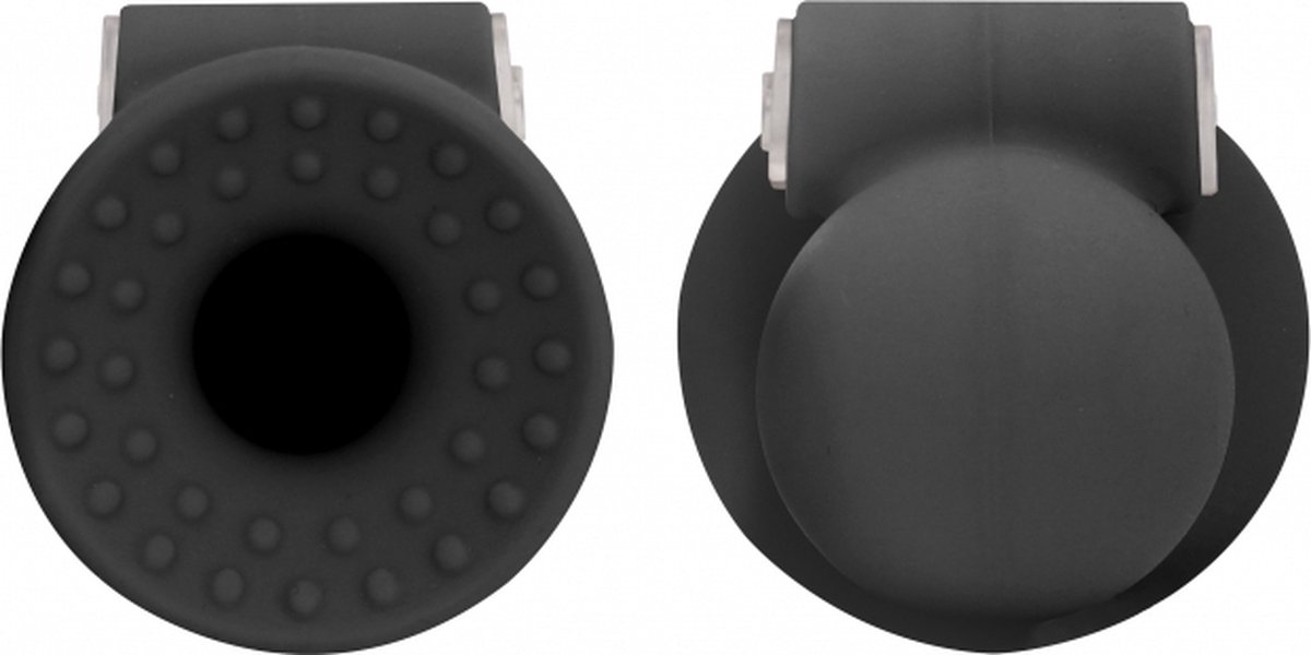 Vibrating Nipple Suckers - Black
