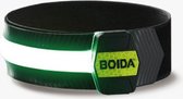 Ceinture de sécurité LED BOIDA | Vert | Groot (mi-largeur) | Convient pour la course, le cyclisme, le camping, la randonnée et le cyclisme | Rechargeable par USB | Plus sûr qu'un gilet réfléchissant | disponible en plusieurs couleurs
