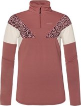 Protest Dewyc JR 1/4 junior ski pulli met rits pink